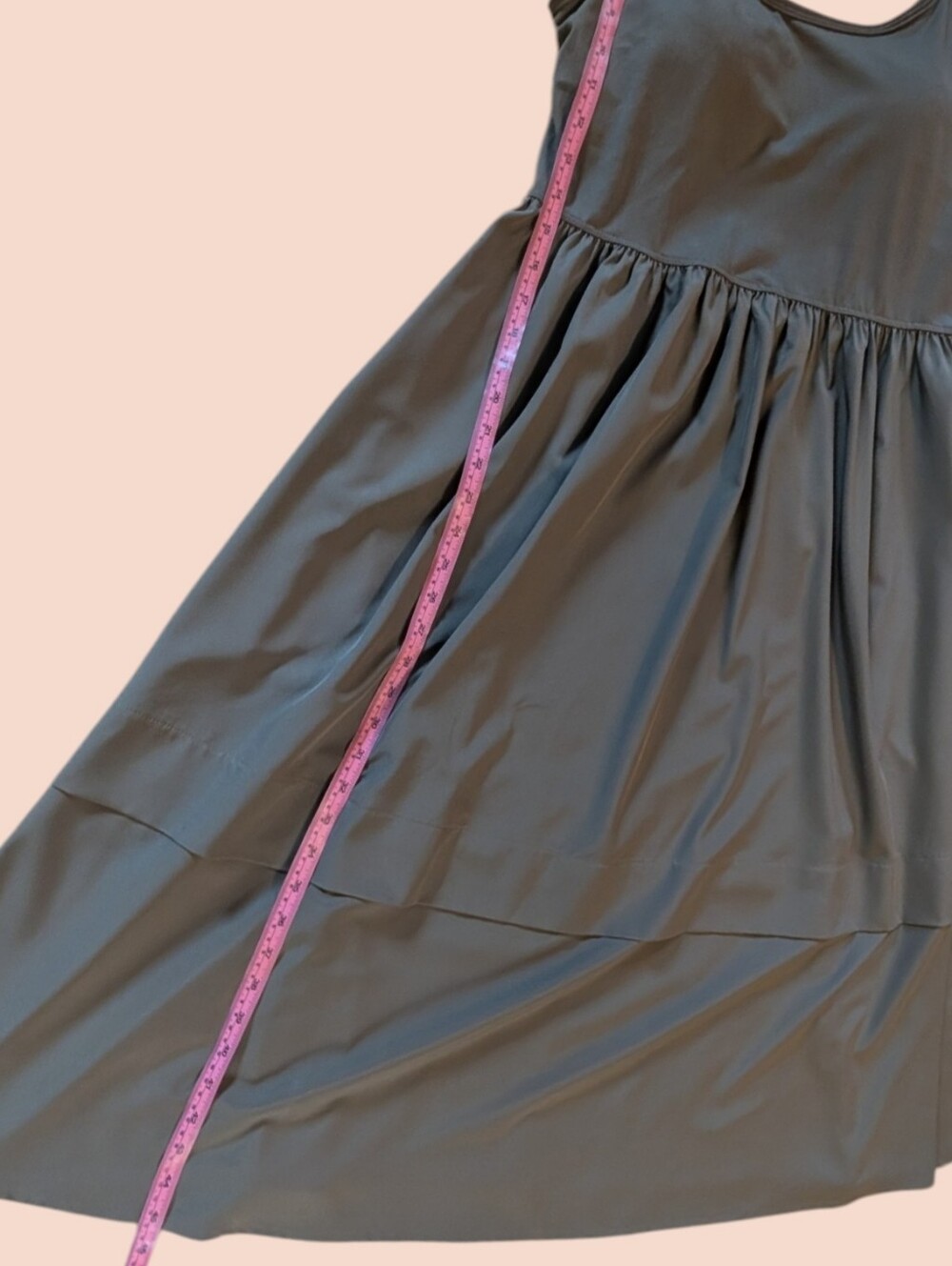 Serra Sleeveless Maxi Dress in Olive Green - Picture 7 of 8